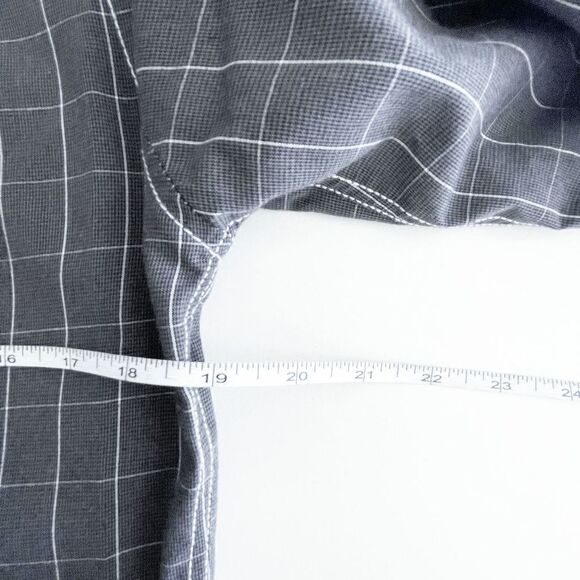 Scott Weiland Mens Casual Button Down Shirt Long Sleeve Cotton Gray Small - Picture 7 of 7